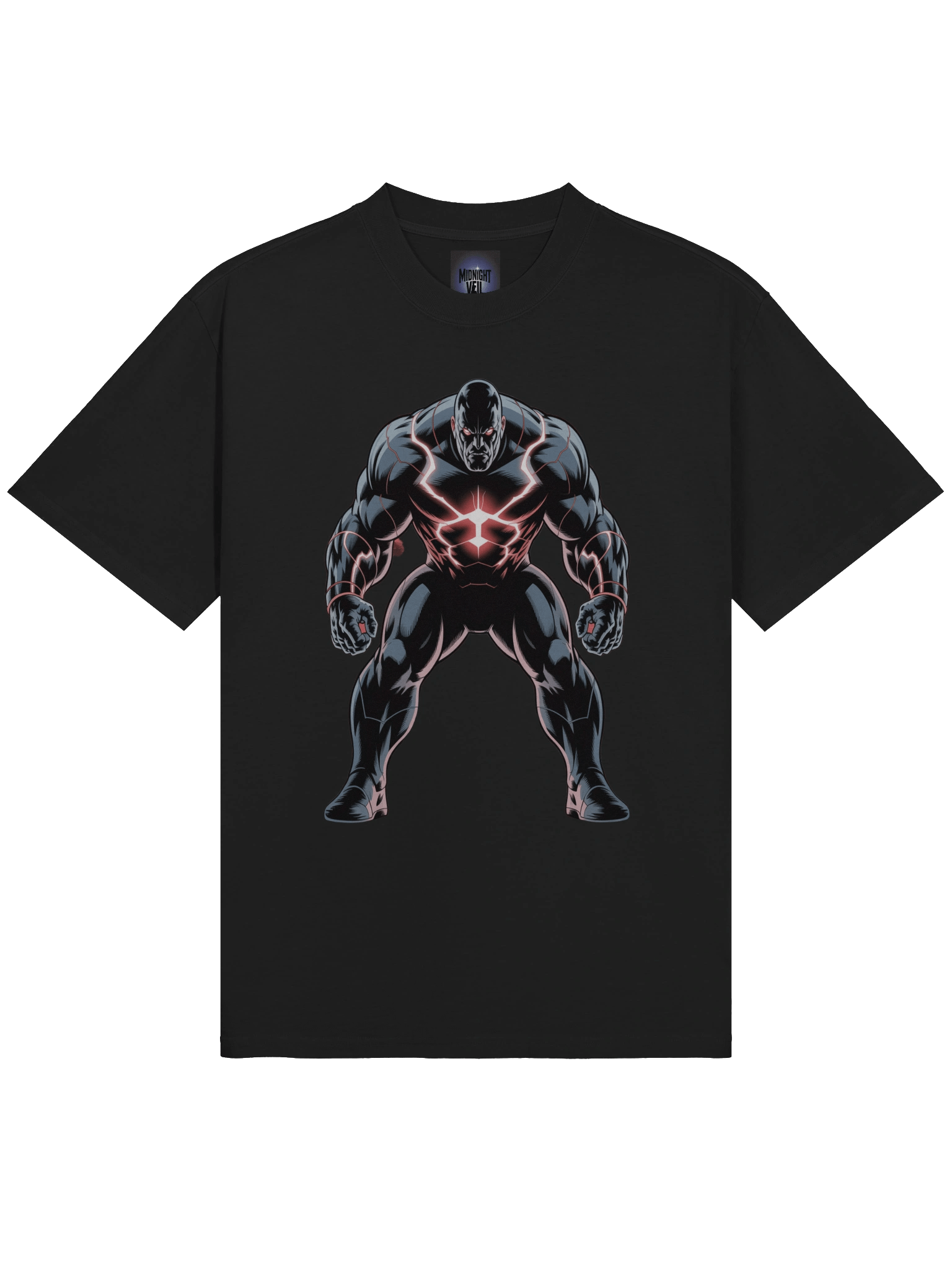 Tyrant's Fury: Darkseid Oversized Faded T-Shirt product image (5)