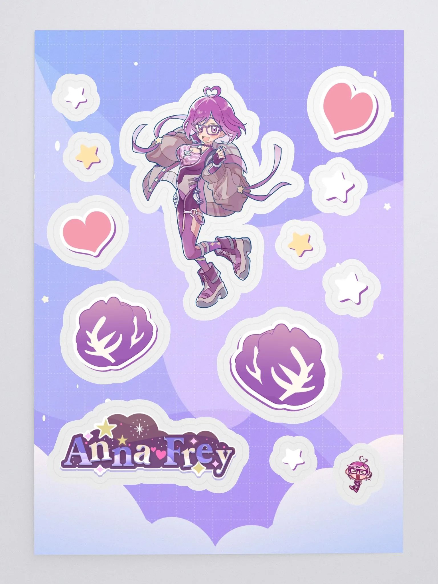 Anna Frey Pop Kiss-Cut Sticker Sheet product image (1)