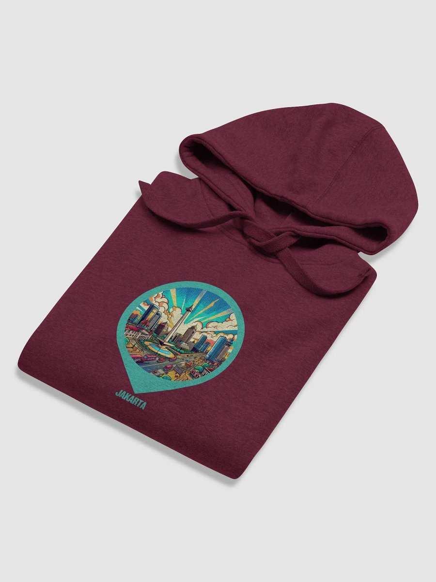 Cloud Comfort Unisex Hoodie | AI Design Jakarta city product image (6)