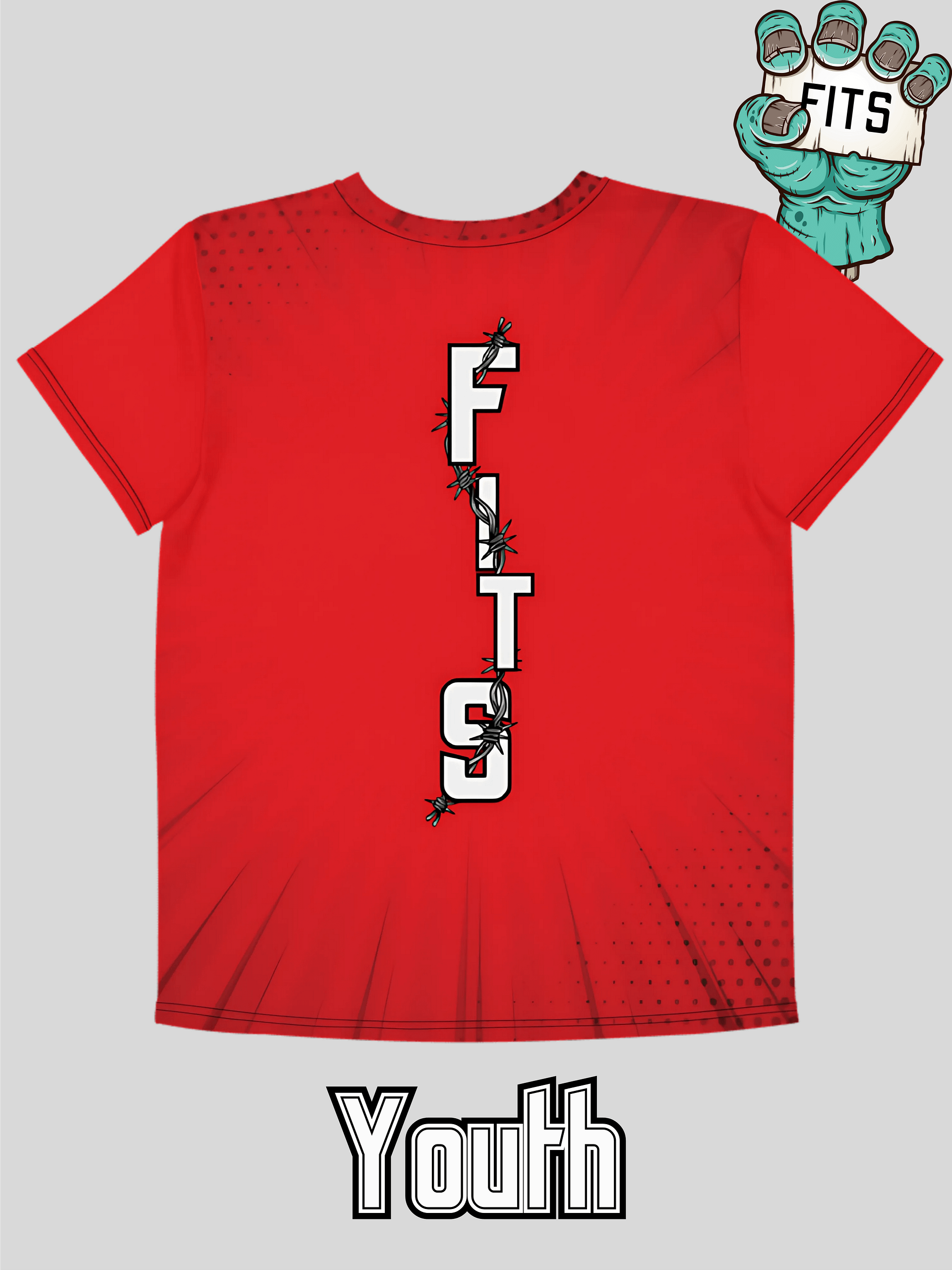 Youth Graphic Tee – Freak in the Streets v7 product image (2)