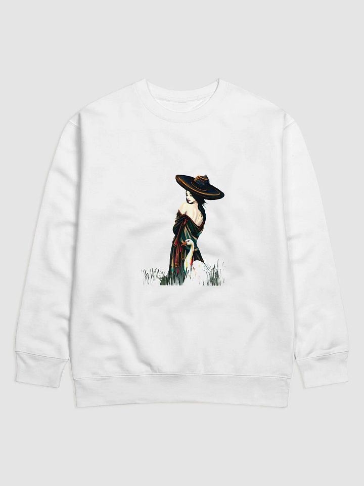 Mystique Elegance Backless Dress Art Sweatshirt product image (1)