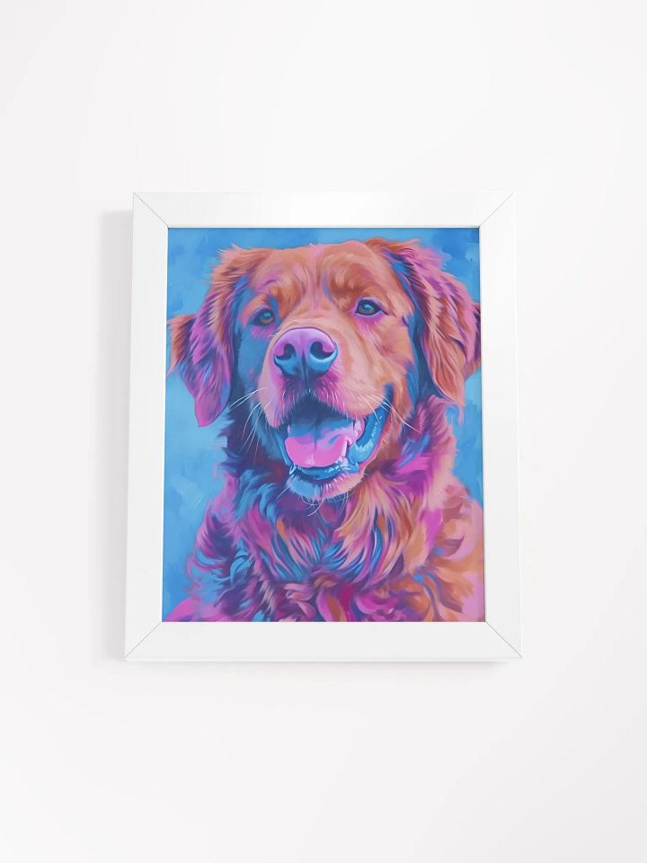 Vibrant Retriever Art Print product image (1)