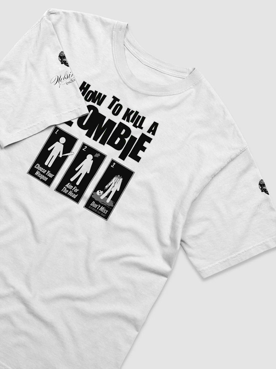 How To K!ll A Zombie Graphic Tee - Black Design product image (3)