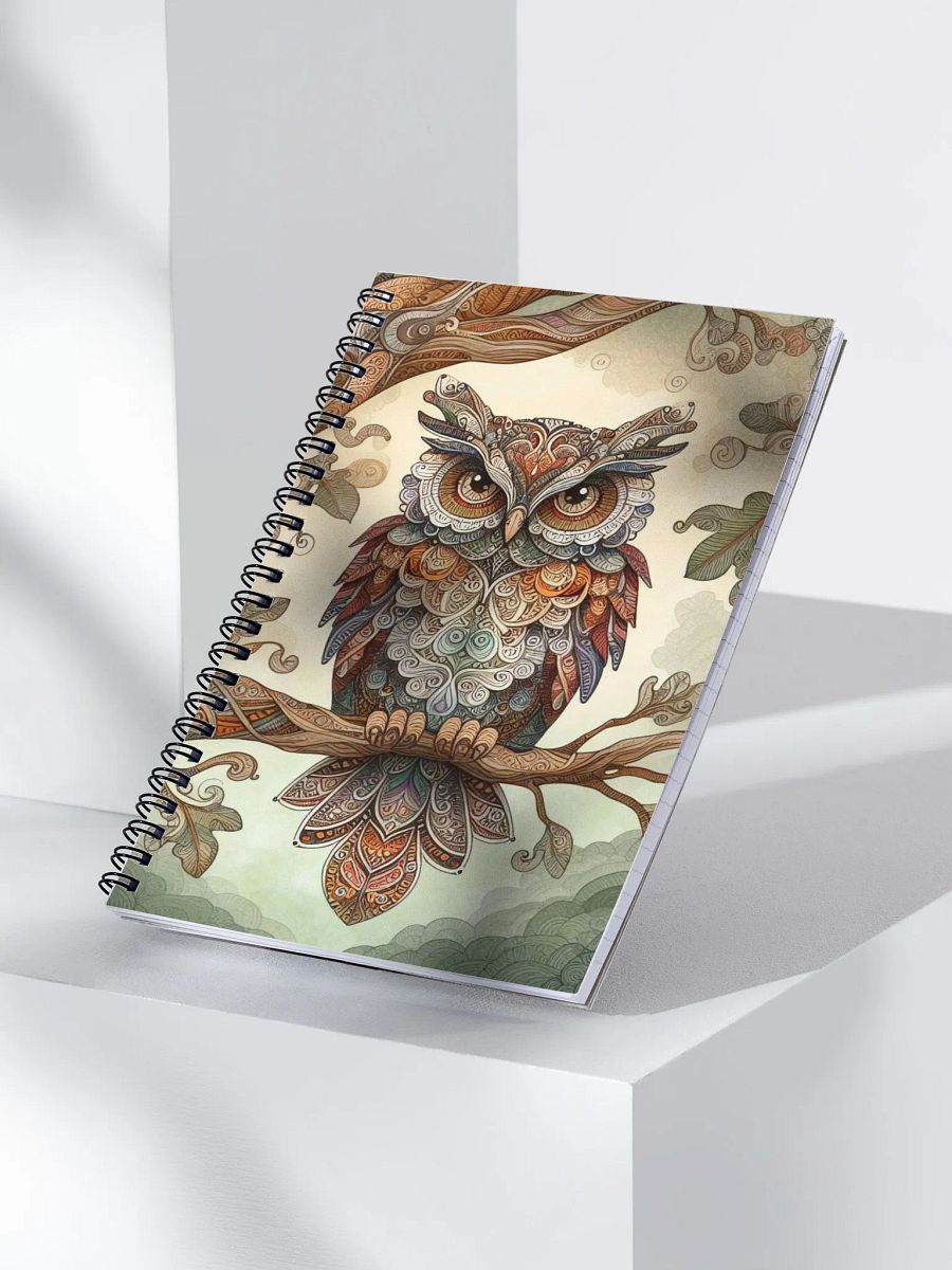 Whimsical Owl Dreams Spiral Notebook product image (3)