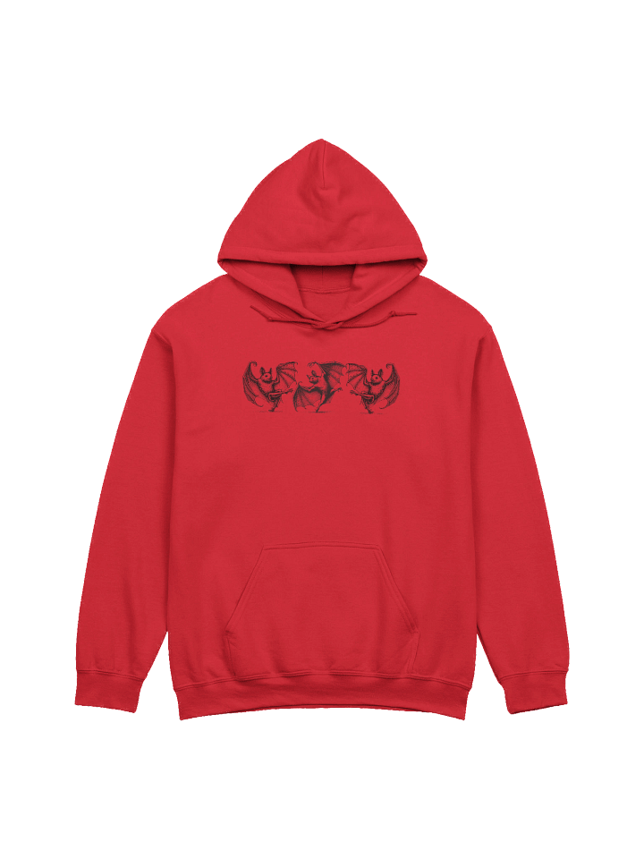 Legs Crossed Dancing Bats Halloween Long Sleeve Hoodie Top product image (9)