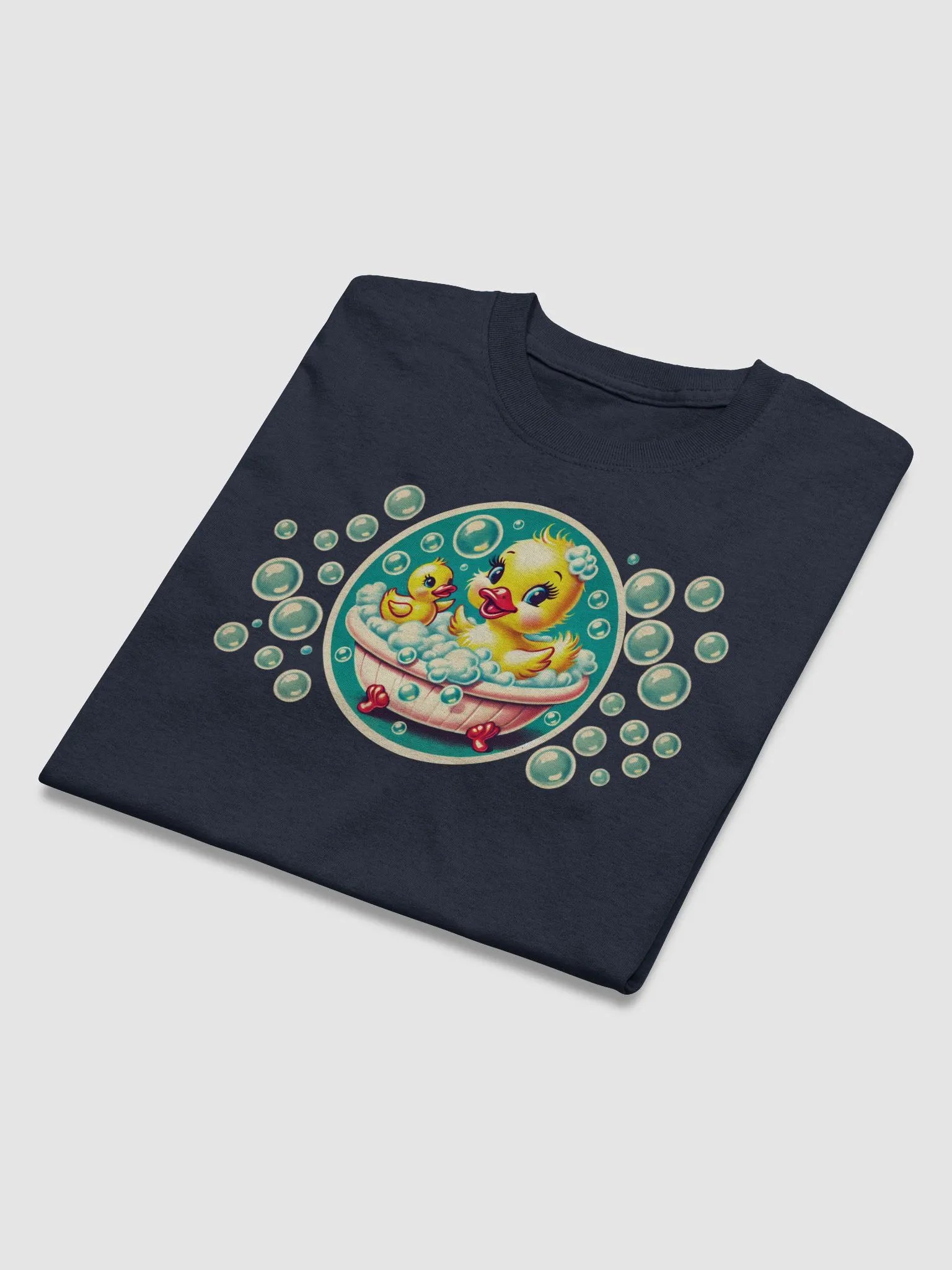 Ducky Bubble Bath Basic T-Shirt by Gildan product image (34)