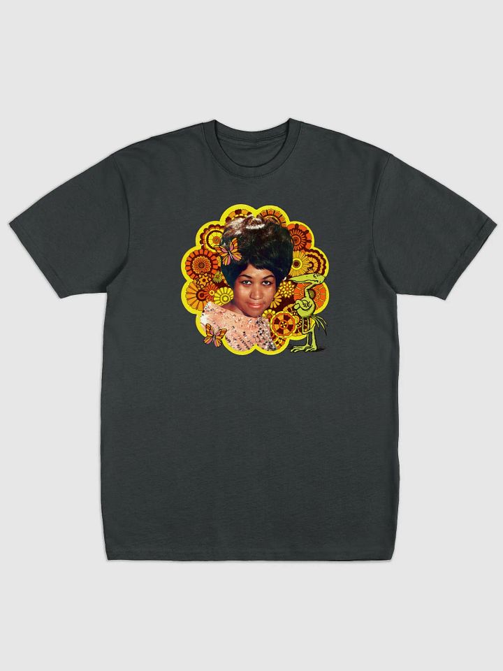 Faded Mirage Psychedelic Aretha Franklin Heavyweight T-Shirt product image (1)