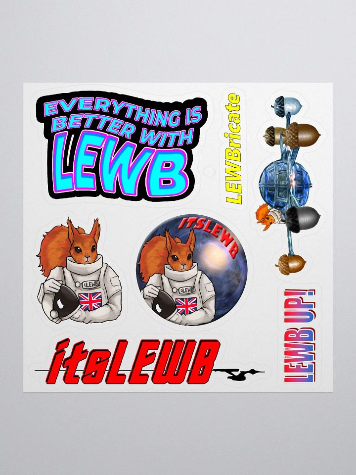 Sticky LEWB Pack - Kiss Cut Stickers product image (1)