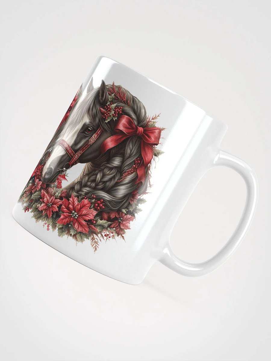 Holiday Horses White Glossy Mug product image (5)