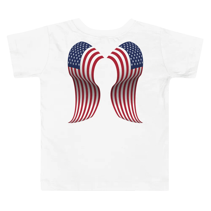 Stars & Stripes Angel Wings Toddler Tee product image (2)