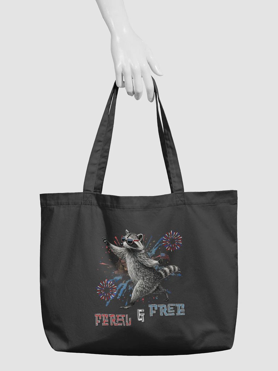 Feral And Free Raccoon Sunglasses Tote product image (3)