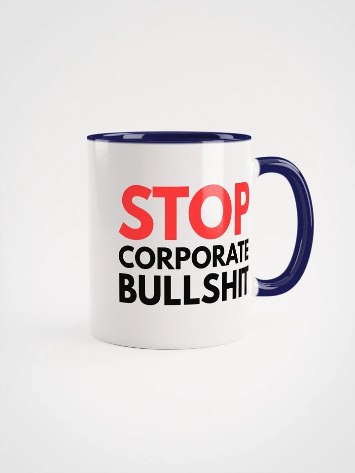 STOP corporate bullshit Mug product image (1)