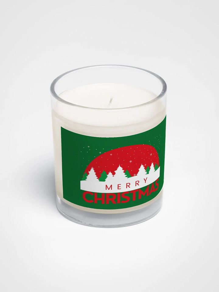 Festive Pine Tree Soy Wax Candle product image (2)