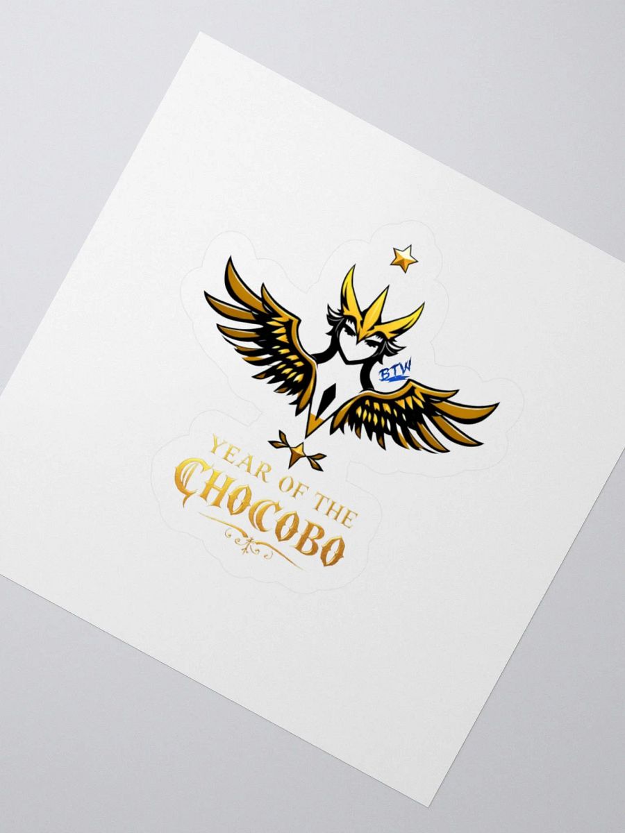 BTW year of the chocobo die cut stickers product image (4)