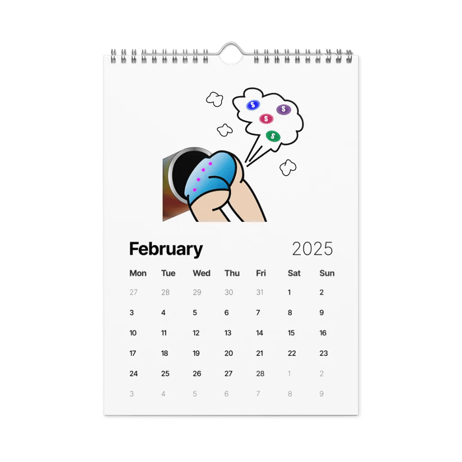 Skittle Butt 2025 Wall Calendar product image (5)
