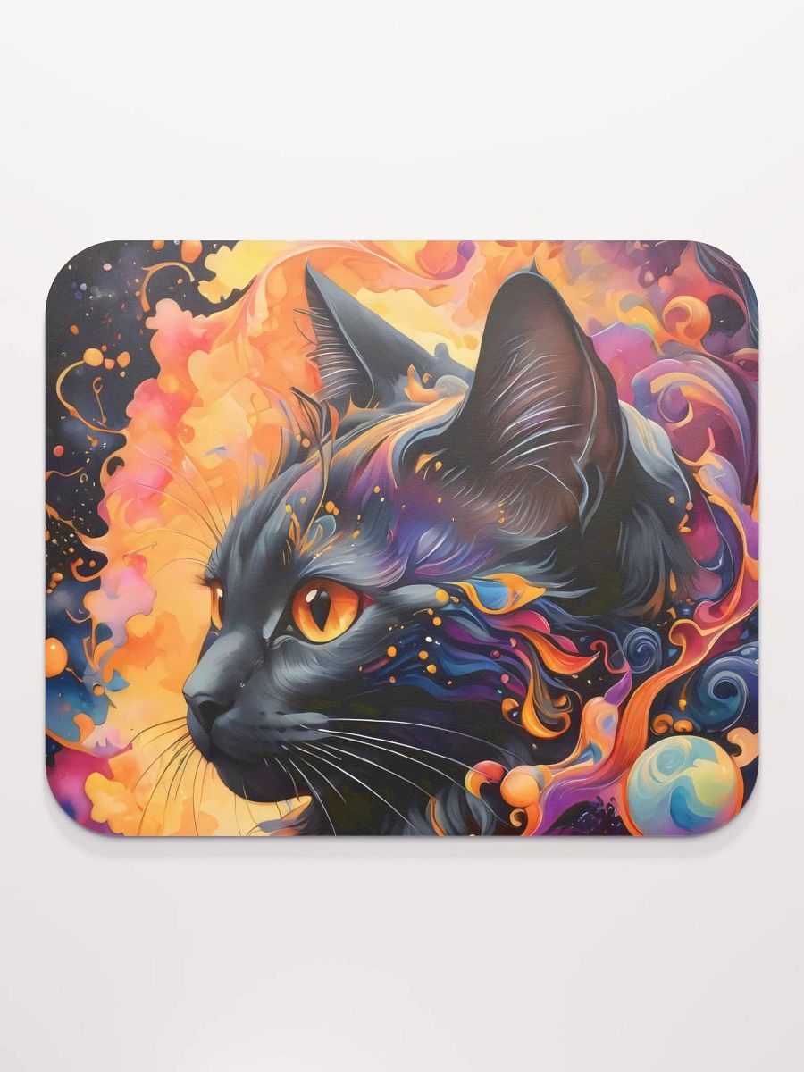 Cosmic Cat Dreams Mouse Pad product image (3)