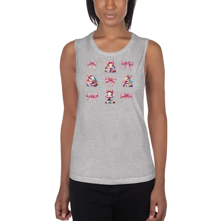 Whimsical Bunny Delight Muscle Tank product image (5)