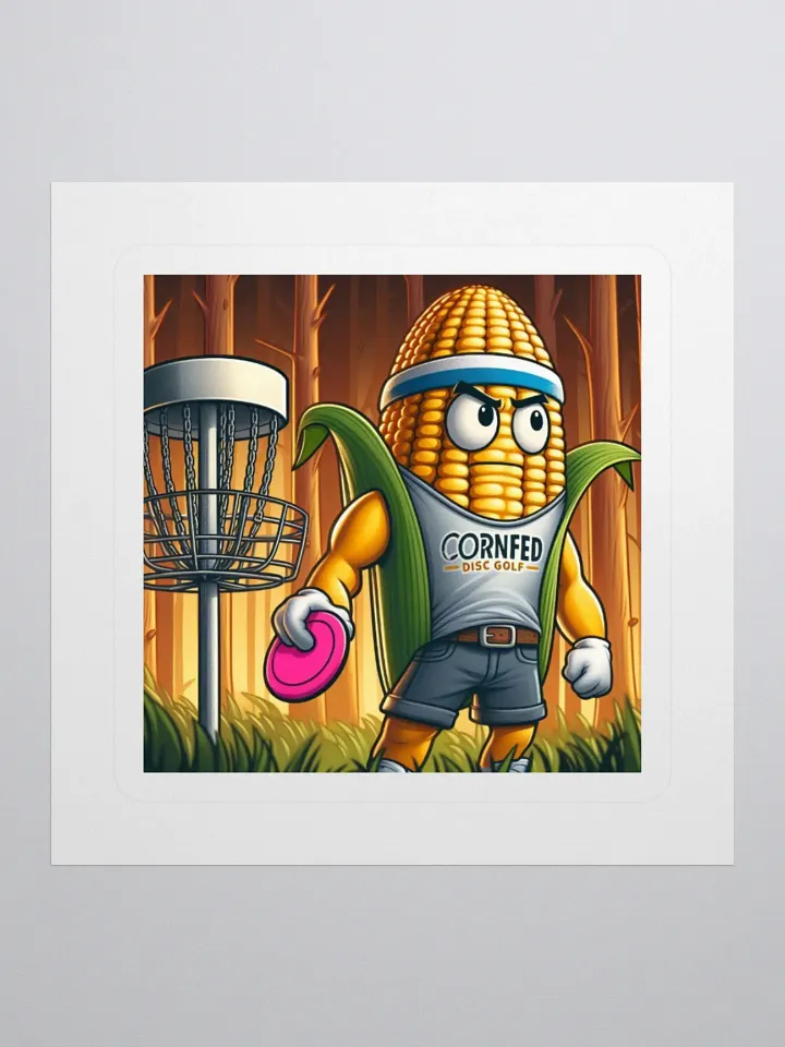Cornfed Disc Golf Sticker product image (1)