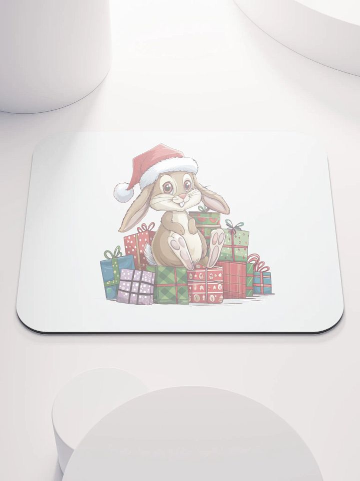 Santa Bunny Classic Mouse Pad product image (1)
