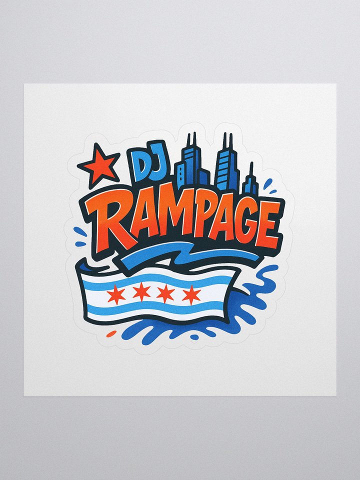 DJ RAMPAGE CHICAGO STICKER product image (1)