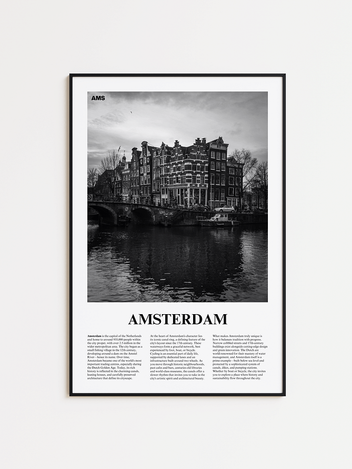 Amsterdam 04 Newspaper Poster product image (1)