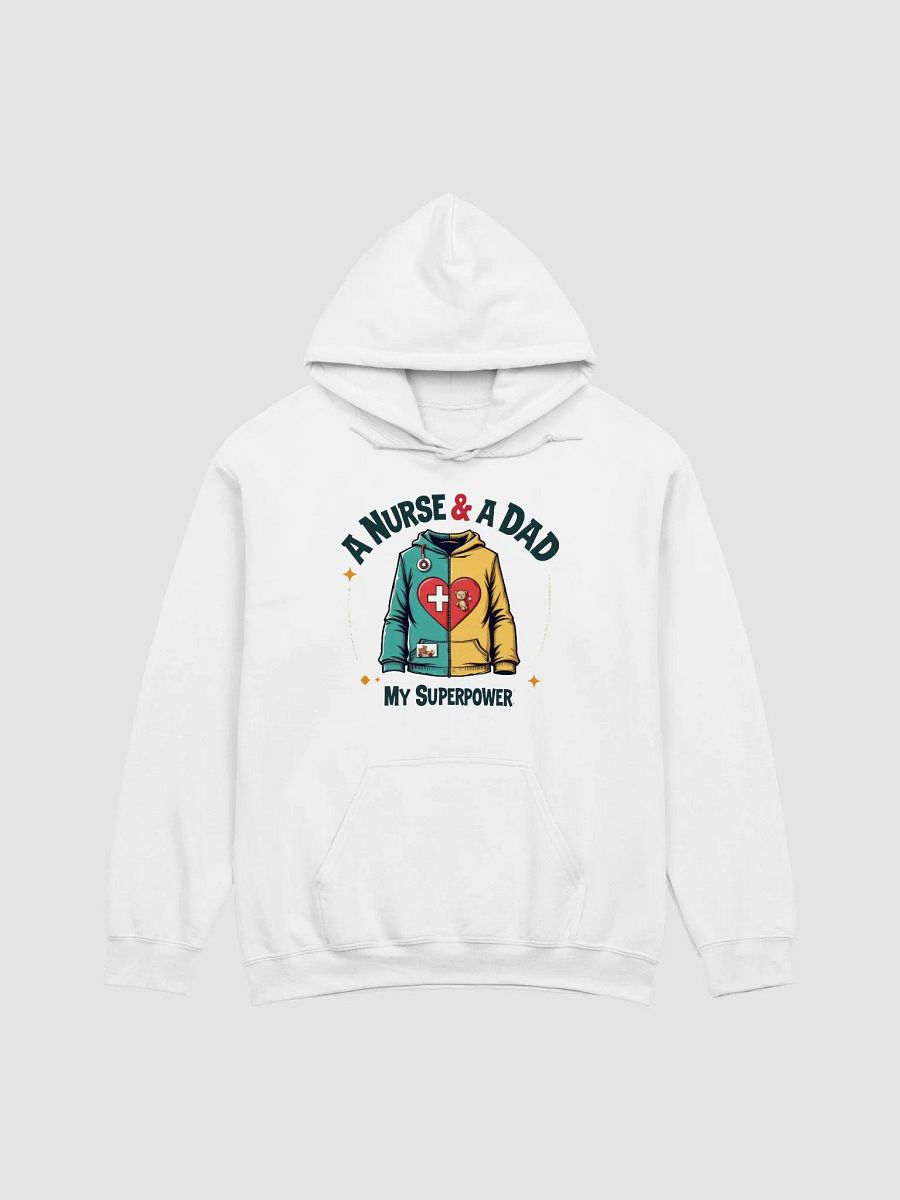 My Superpower Nurse & Dad Hoodie product image (5)