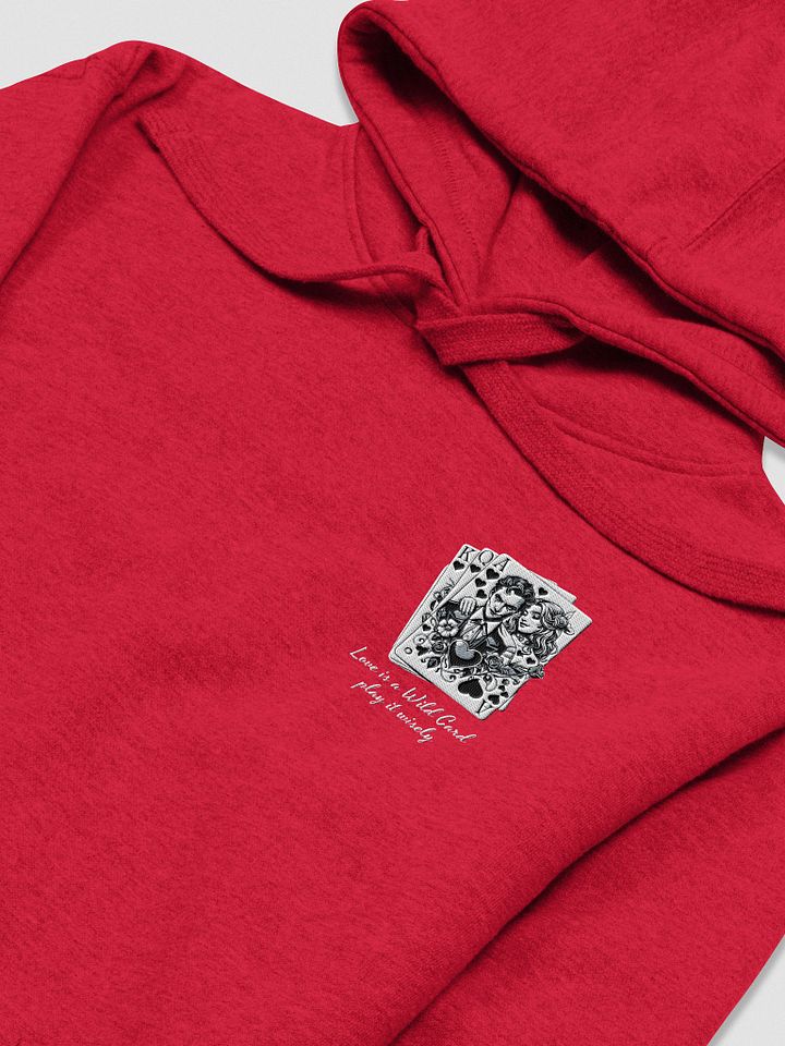 "LOVE IS A WILD CARD" / EMBROIDERED HOODIE product image (1)