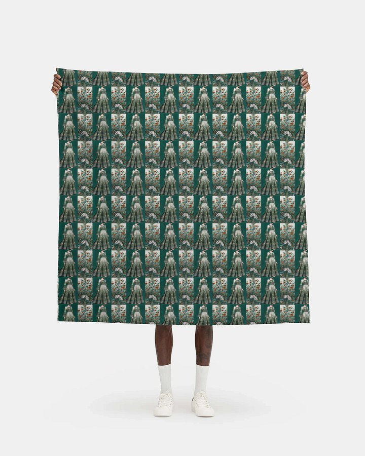 Green Dress Floral Pattern Design product image (1)