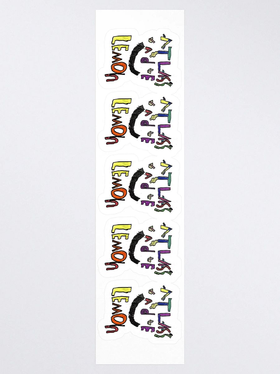 Atlas's Lemonade Kiss Cut Stickers (Set of 5) product image (3)