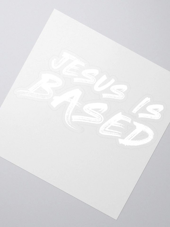 Jesus is Based (White) product image (6)