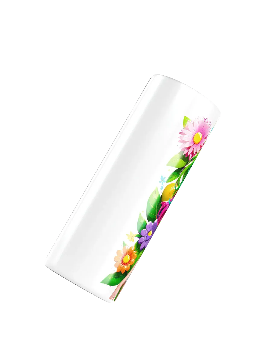 Brat 20 oz Skinny Stainless Steel Tumbler - White - Brat Life v4 product image (4)