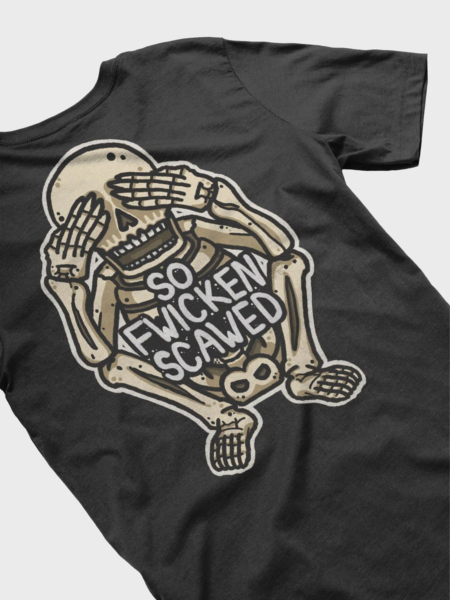 Back Print So Fwicken Scawed T-Shirt product image (40)