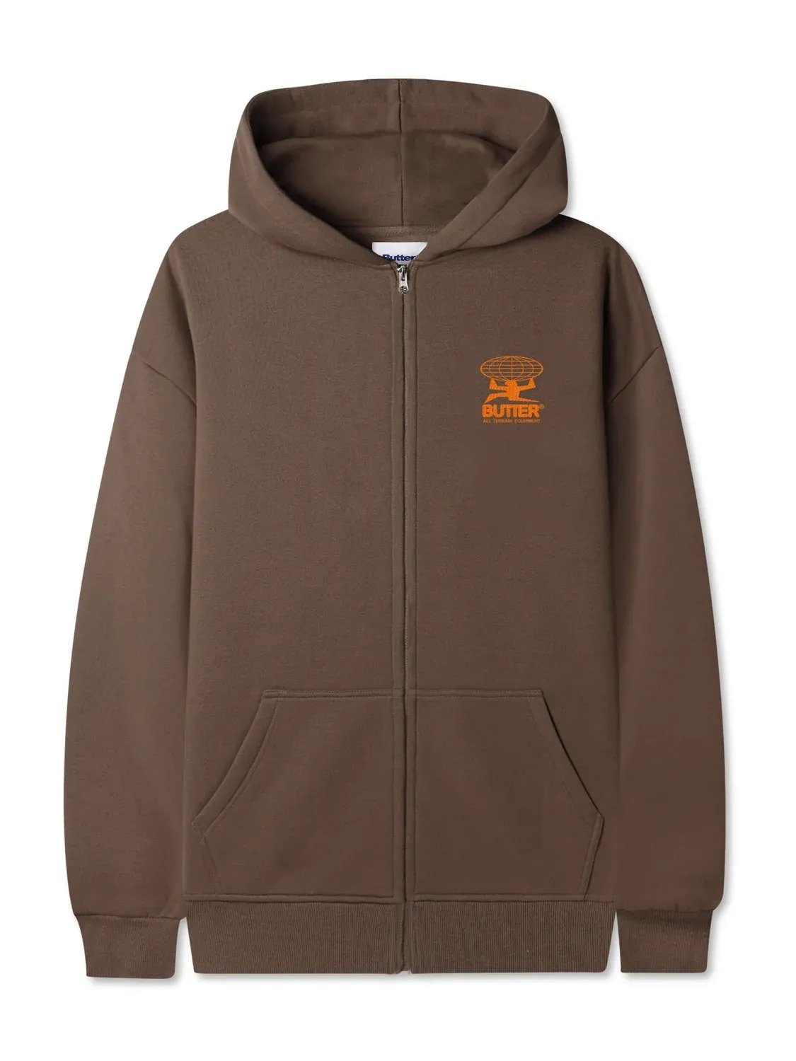 Terrain Zip-Thru Hood, Washed Brown product image (1)