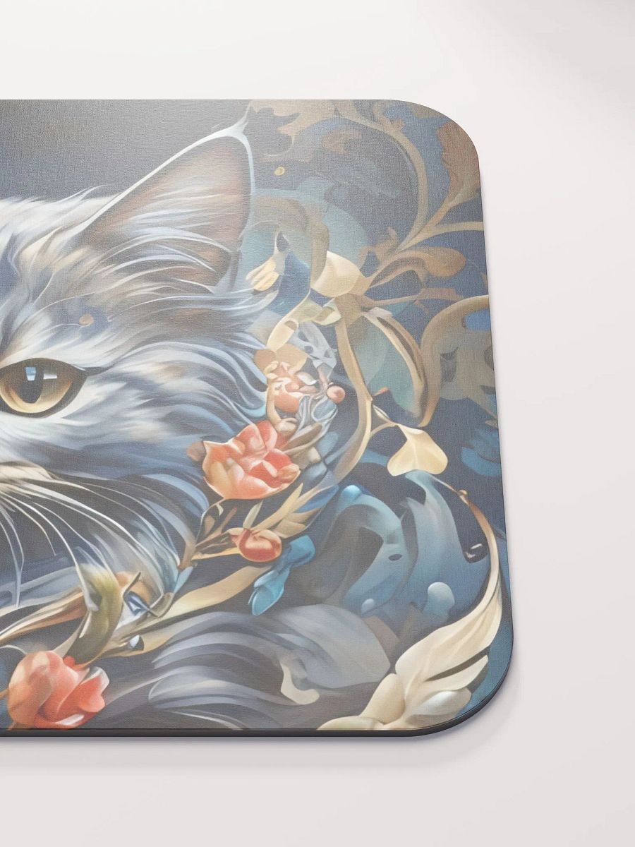Whiskers & Petals, Serenity in Bloom Mouse Pad product image (6)