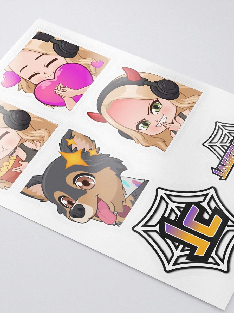 JC Emote & Logo Sticker Sheet product image (3)