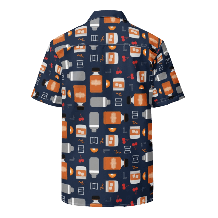 Bourbon Vibes Patterned Hawaiian Shirt product image (8)