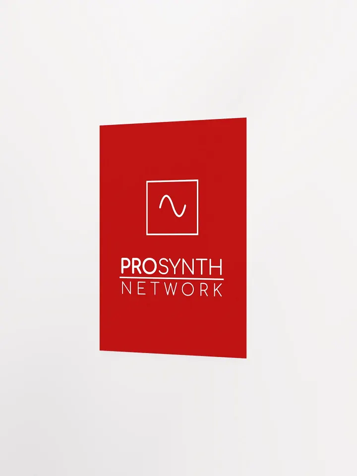Pro Synth Network Poster (Red) product image (17)