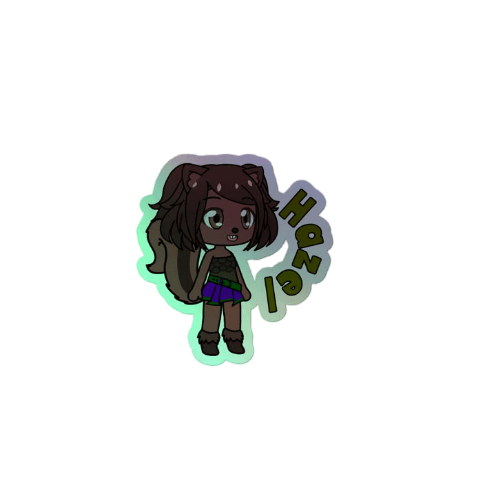 Hazel - Celestial Garden Squirrels - rainbow sticker product image (2)