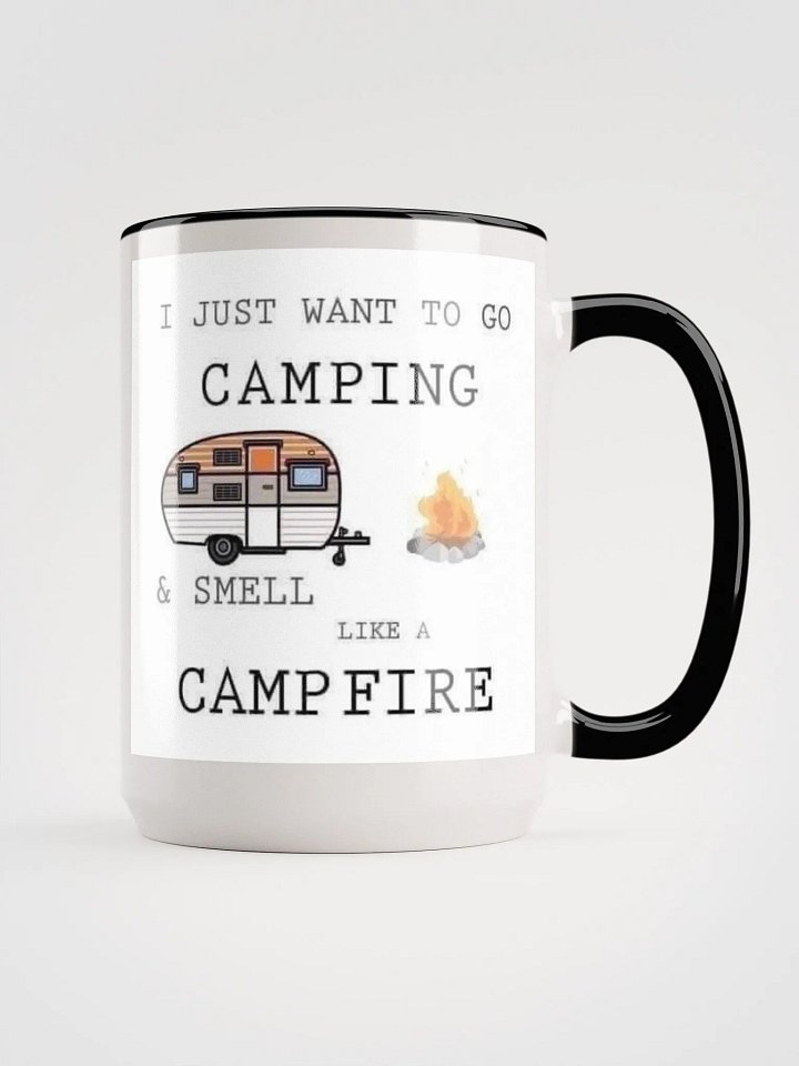 Coffee Mug "I just want go camping" product image (2)