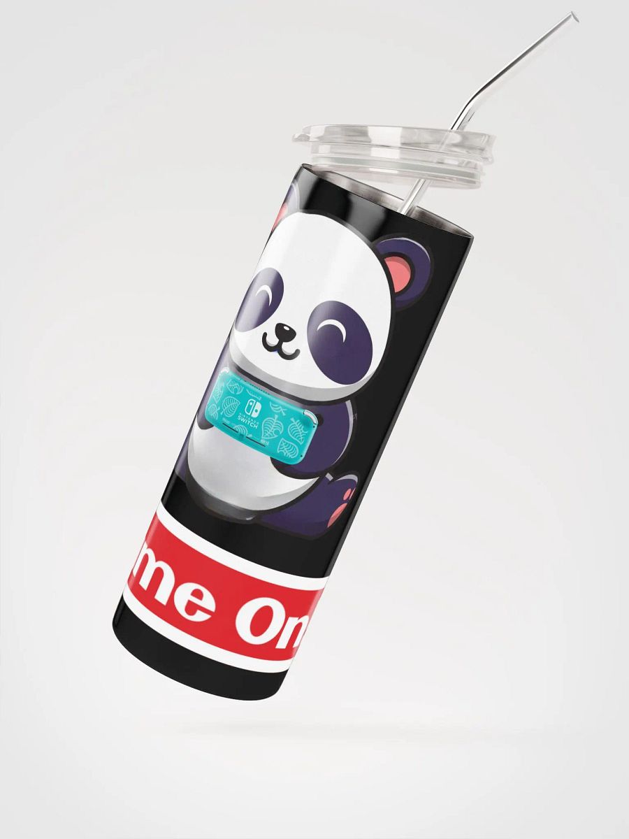 Game On Panda Tumbler w/ Straw product image (2)