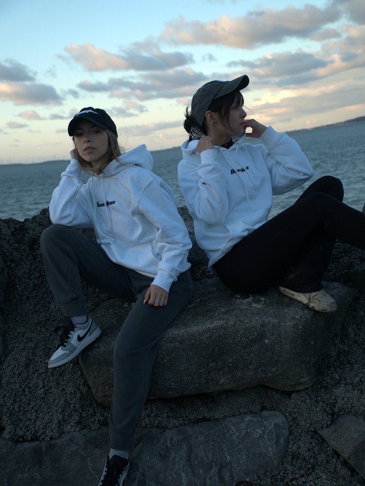 Booster - Classic White Booster All Over Hoodie. product image (2)