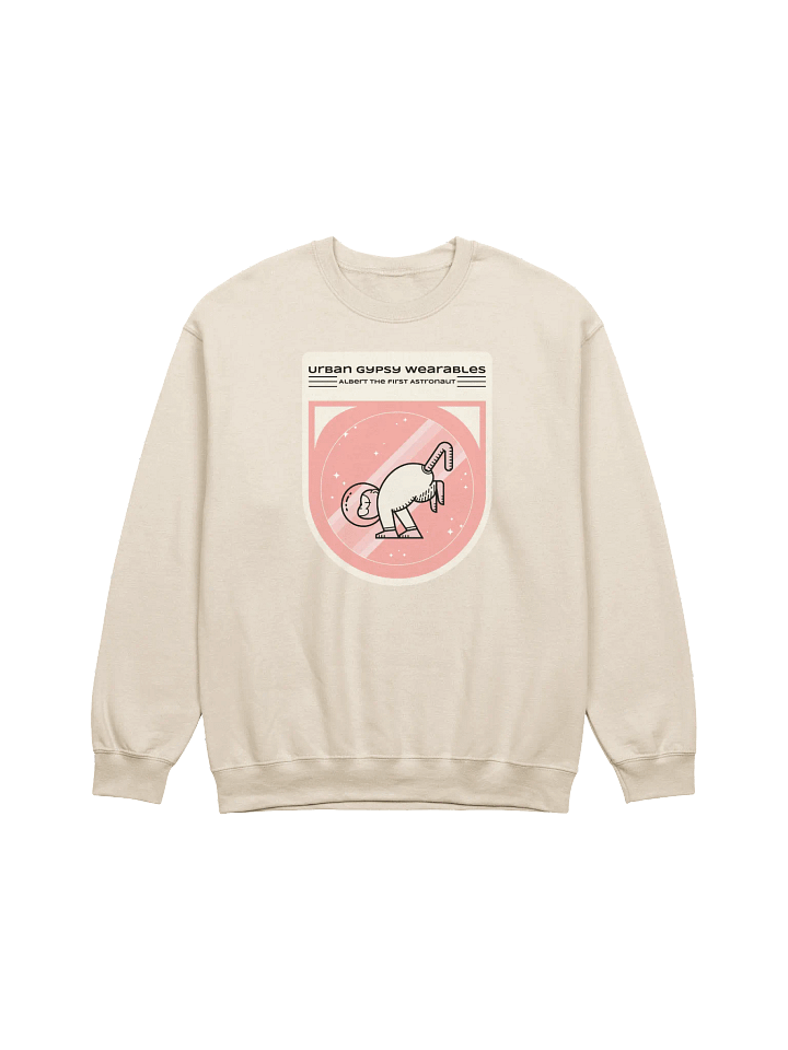 Albert the First Astronaut Crewneck Sweatshirt product image (33)