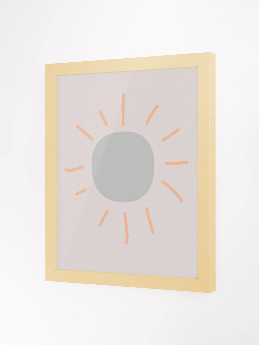 Radiant Sunburst Framed Poster product image (29)