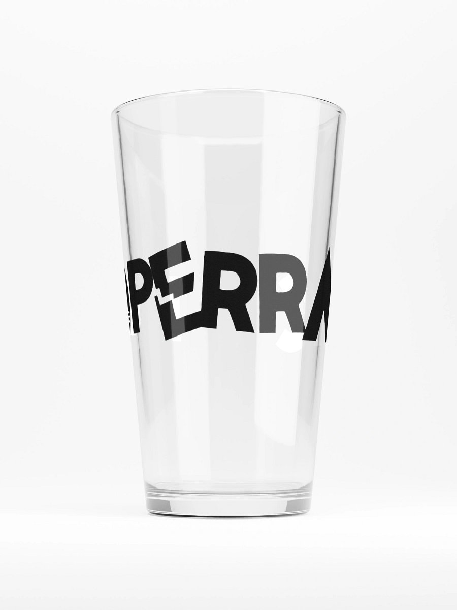 Poperratic Pint Glass - Transparent Logo product image (1)