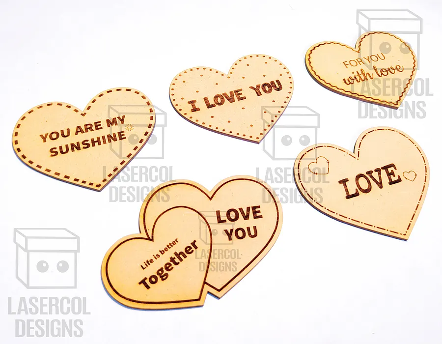Hearts Set 4 - Laser Cut Files product image (3)