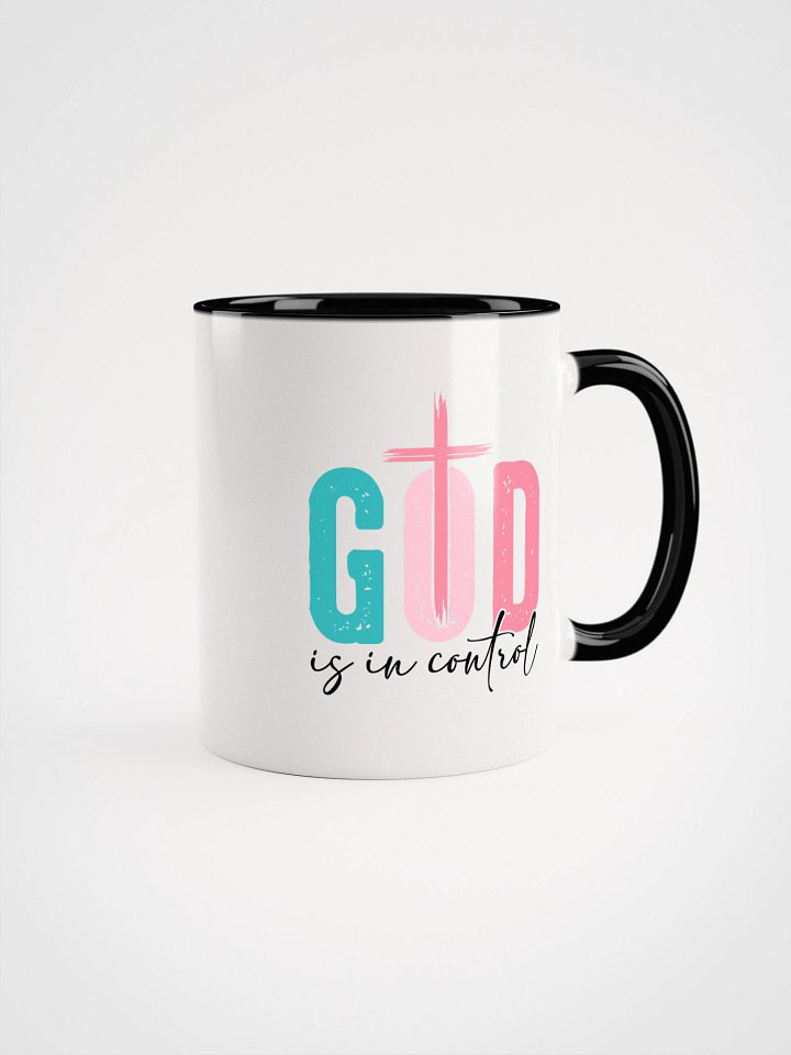 God Is In Control Christian Inspirational Ceramic Coffee Mug product image (1)