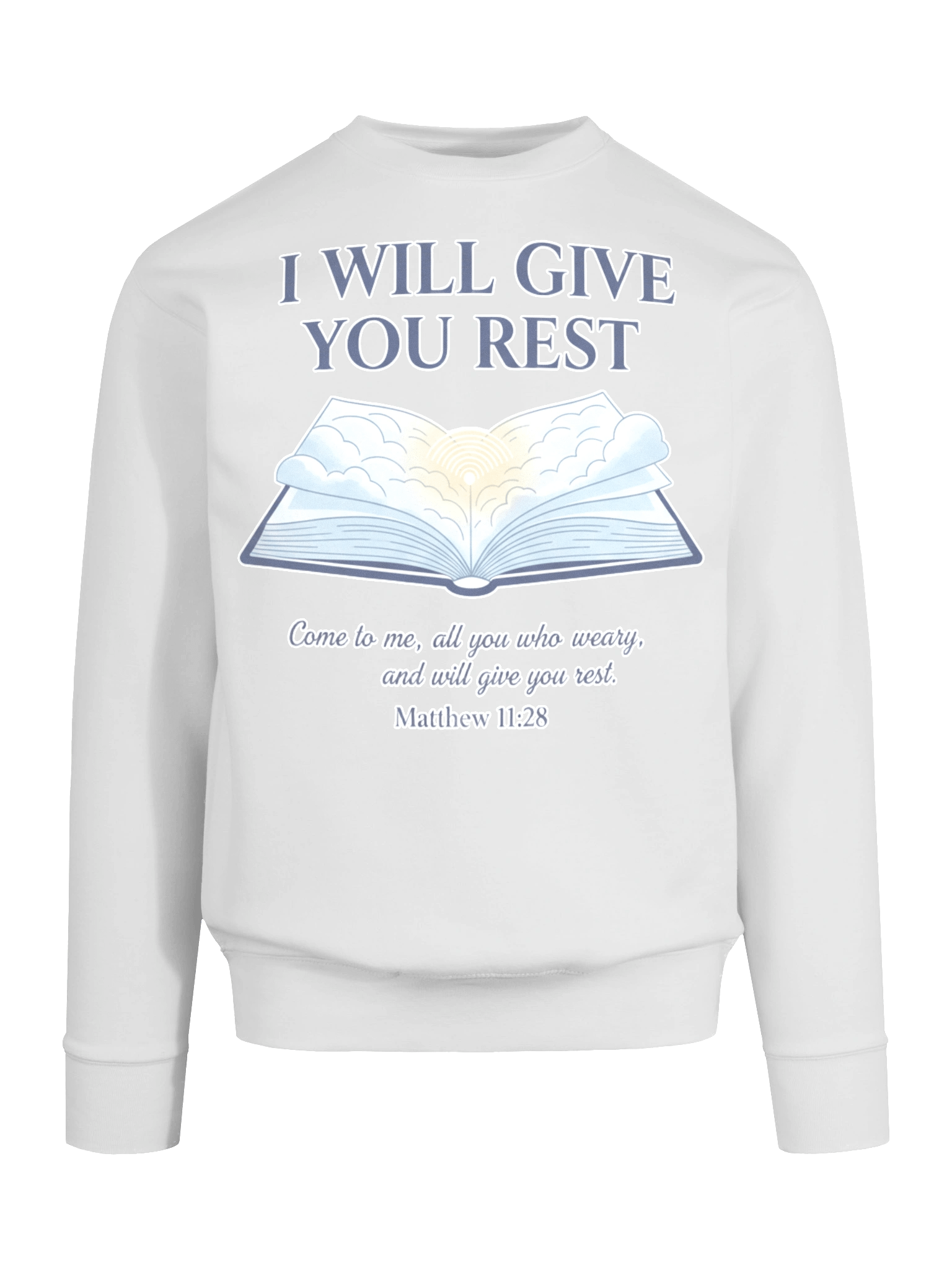Premium Matthew 11:28 "Divine Rest" Sweatshirt product image (11)