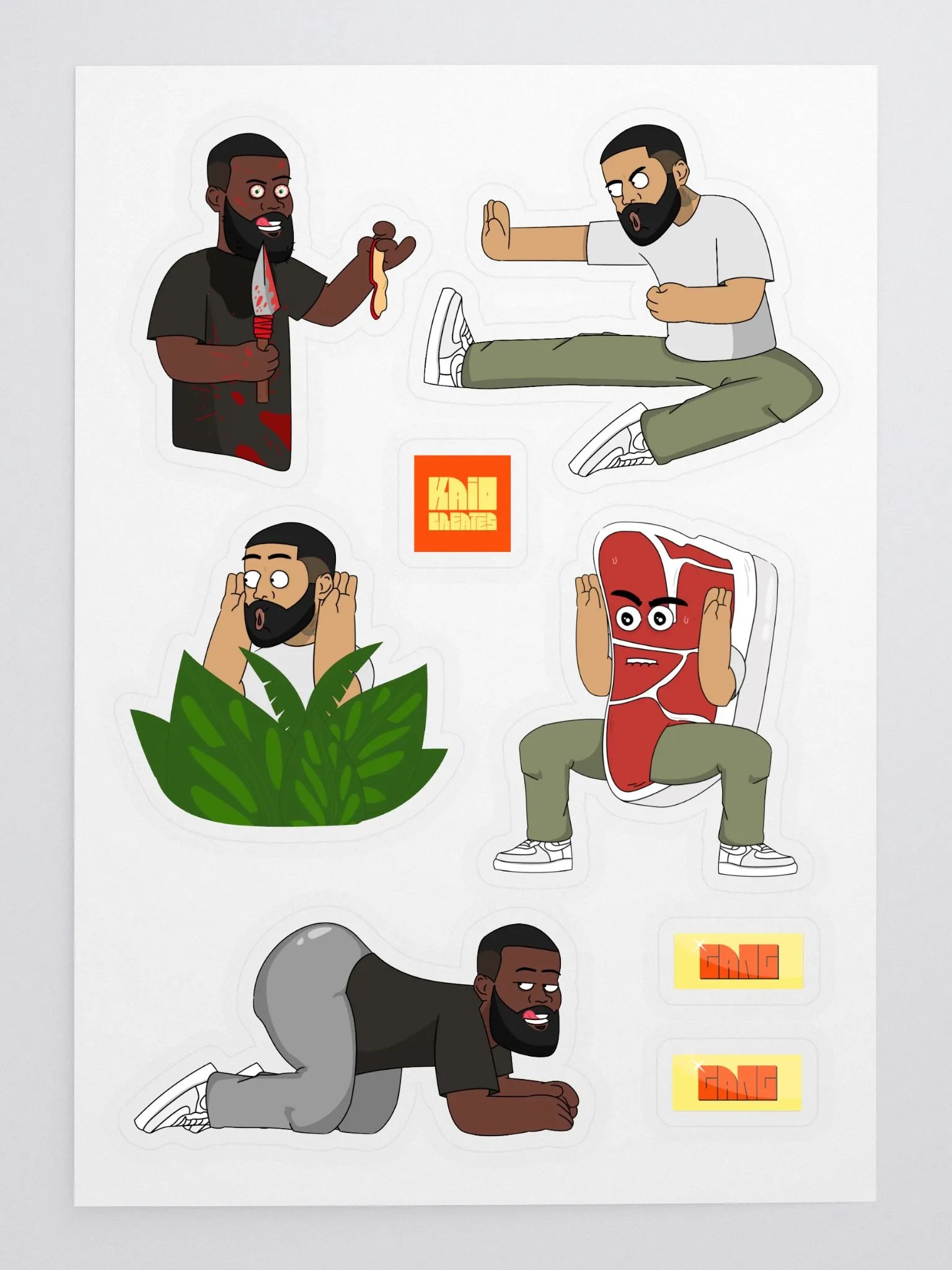 SNG Sticker Sheet #2 product image (3)