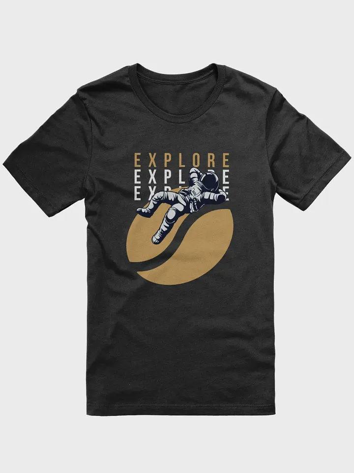 Cosmic Explorer Astronaut Coffee T-Shirt product image (2)