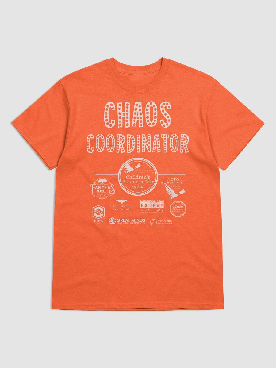 2025 AANWA CBF Coordinator T-Shirt - CHAOS COORDINATOR (Adult Size) product image (1)